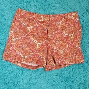 Talbots Paisley Shorts